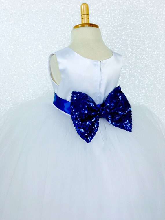blue sequin bow dress Dusty Blue Sequin Bow Back Tie Dress – Thrive main image 1