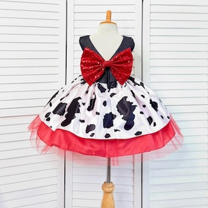Denim Cowgirl Country V-Back Rouge 2 couches Tulle Tout-petit Halloween Pageant Costume De Fête D&#39;anniversaire Séance Photo Rustique Fille Robe Longueur Genou