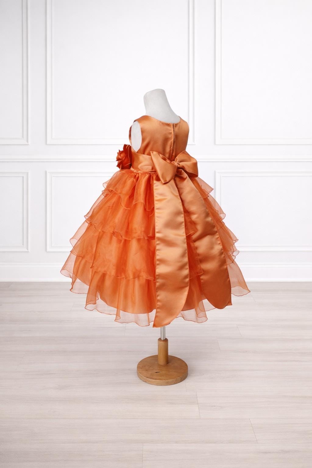 Burnt Orange Bridal Dress - Etsy