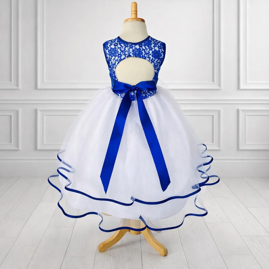 navy blue dress for baby girl Faire main image 0