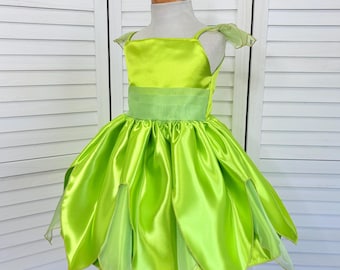 Handmade Satin Fairy Costume Dress: Infant, Toddler, Junior Handmade Satin Fairy Costume Dress: Infant, Toddler, Junior