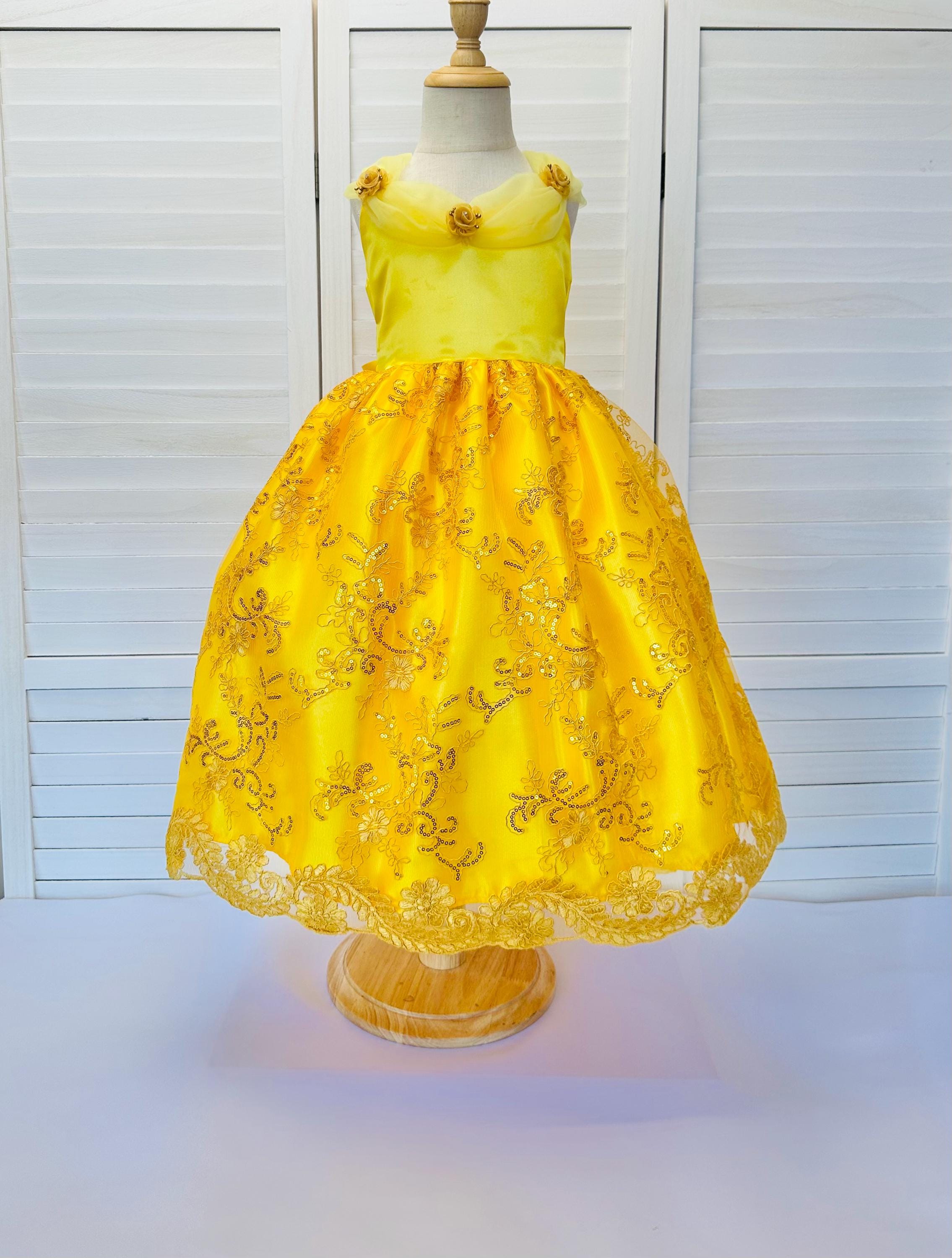 Infant Princess Belle Dress - Etsy