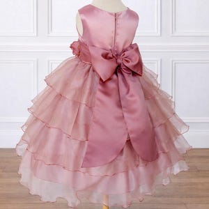 Junior Bridesmaid Dress Dusty Rose - Etsy Junior Bridesmaid Dress Dusty Rose - Etsy