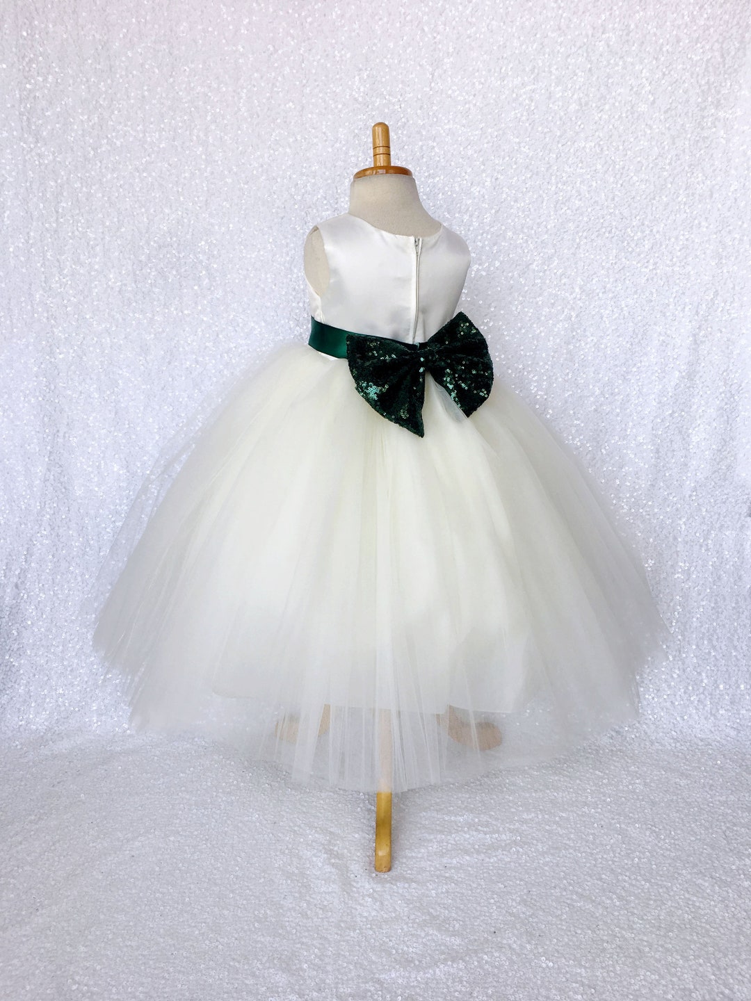 VEKDONE Baby Girl Tulle Dress Toddler Sleeveless Lace V-Back Pleated Gown Flower Girl Wedding Birthday Party Dresses Homecoming Dresses October Gift For Child Size 8-9 Years