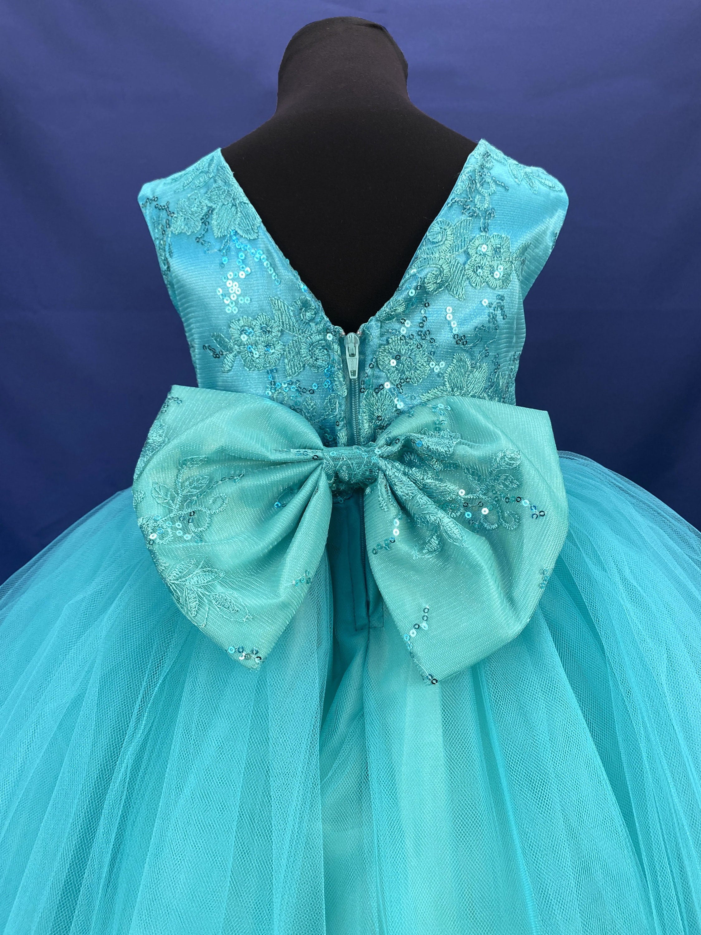 Teal Baby Dress