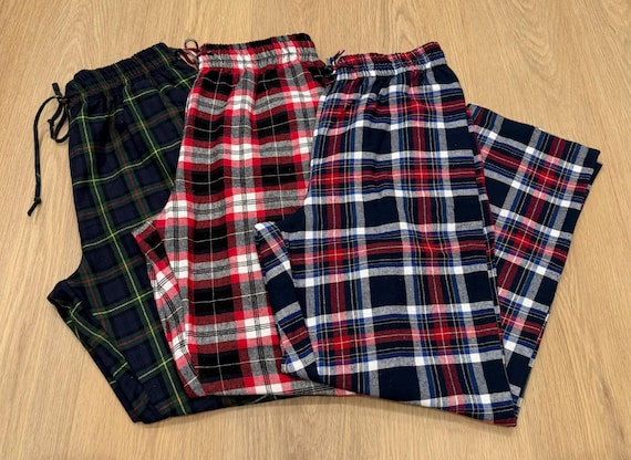 Pantalon De Pyjama à Carreaux écossais Pour Hommes, Vêtements De