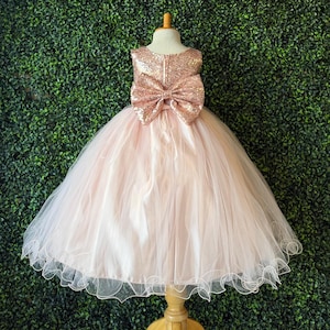 Pink Gold Baby Dress - Etsy