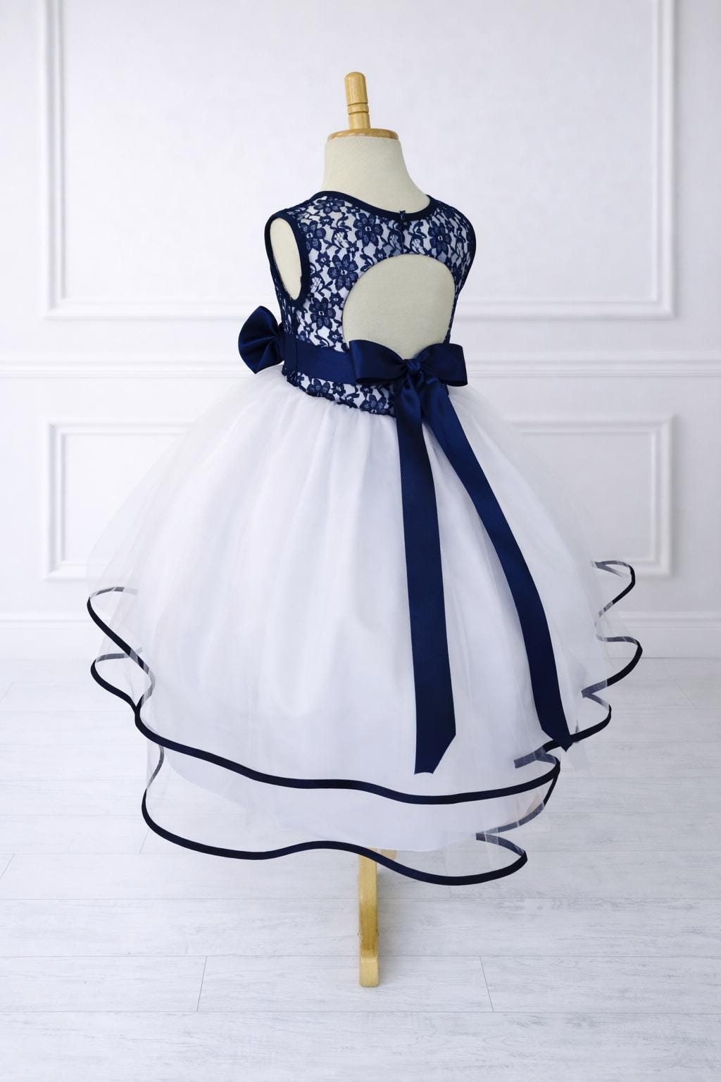 Navy Blue Ankle Length Dress - Etsy