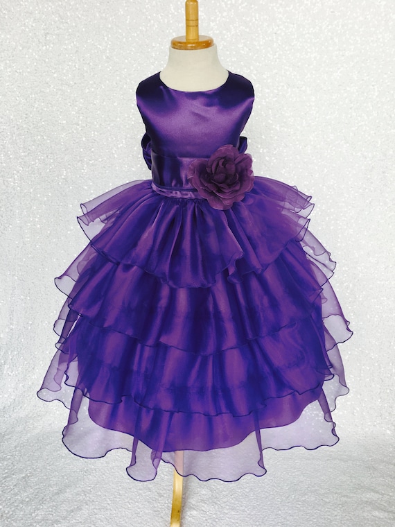 Purple hotsell frilly dress