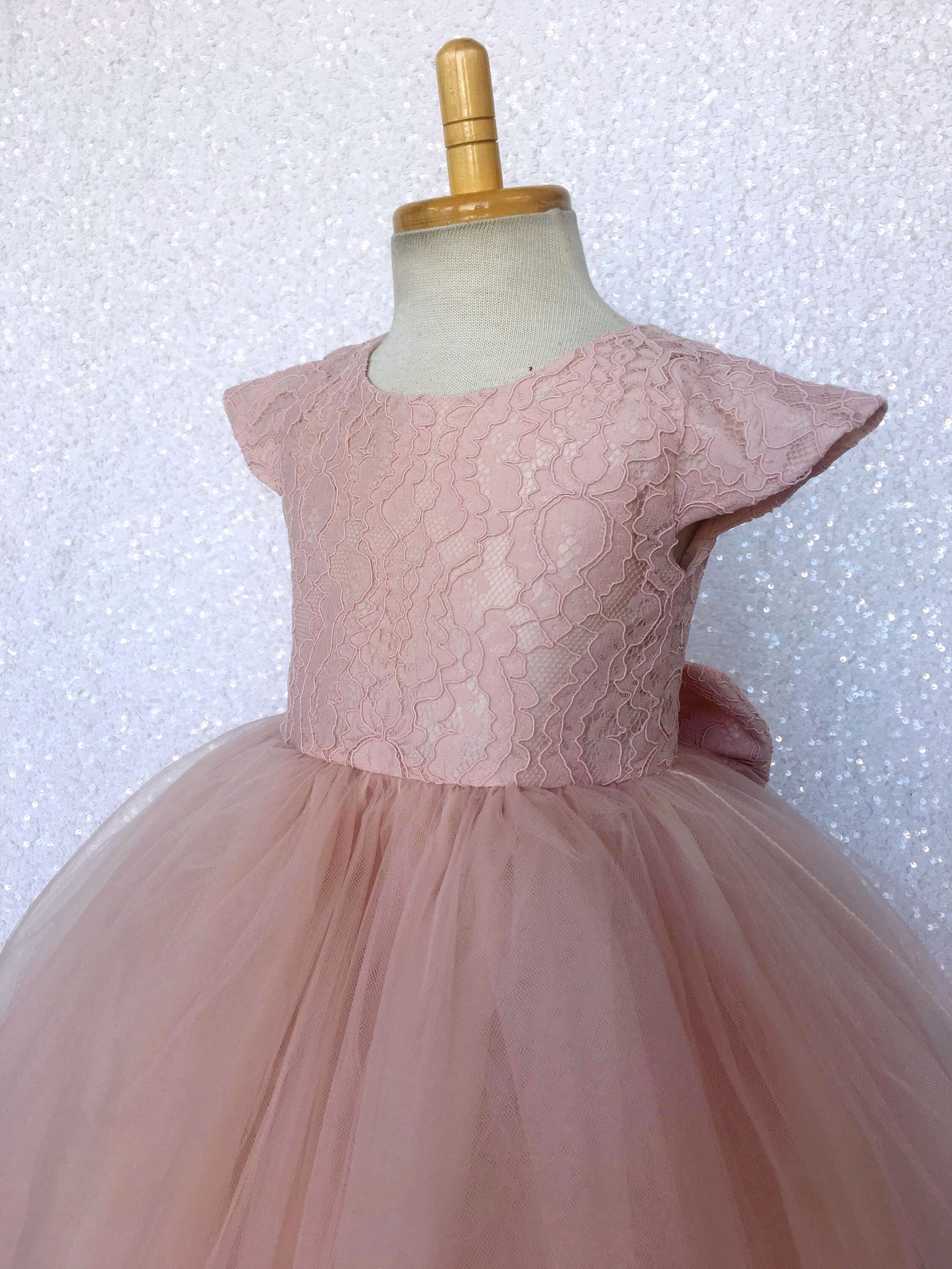 rustic pink dress