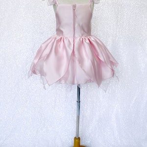 Satin Light Pink Blush Fairy Tinkerbell Inspired Dress Junior - Etsy