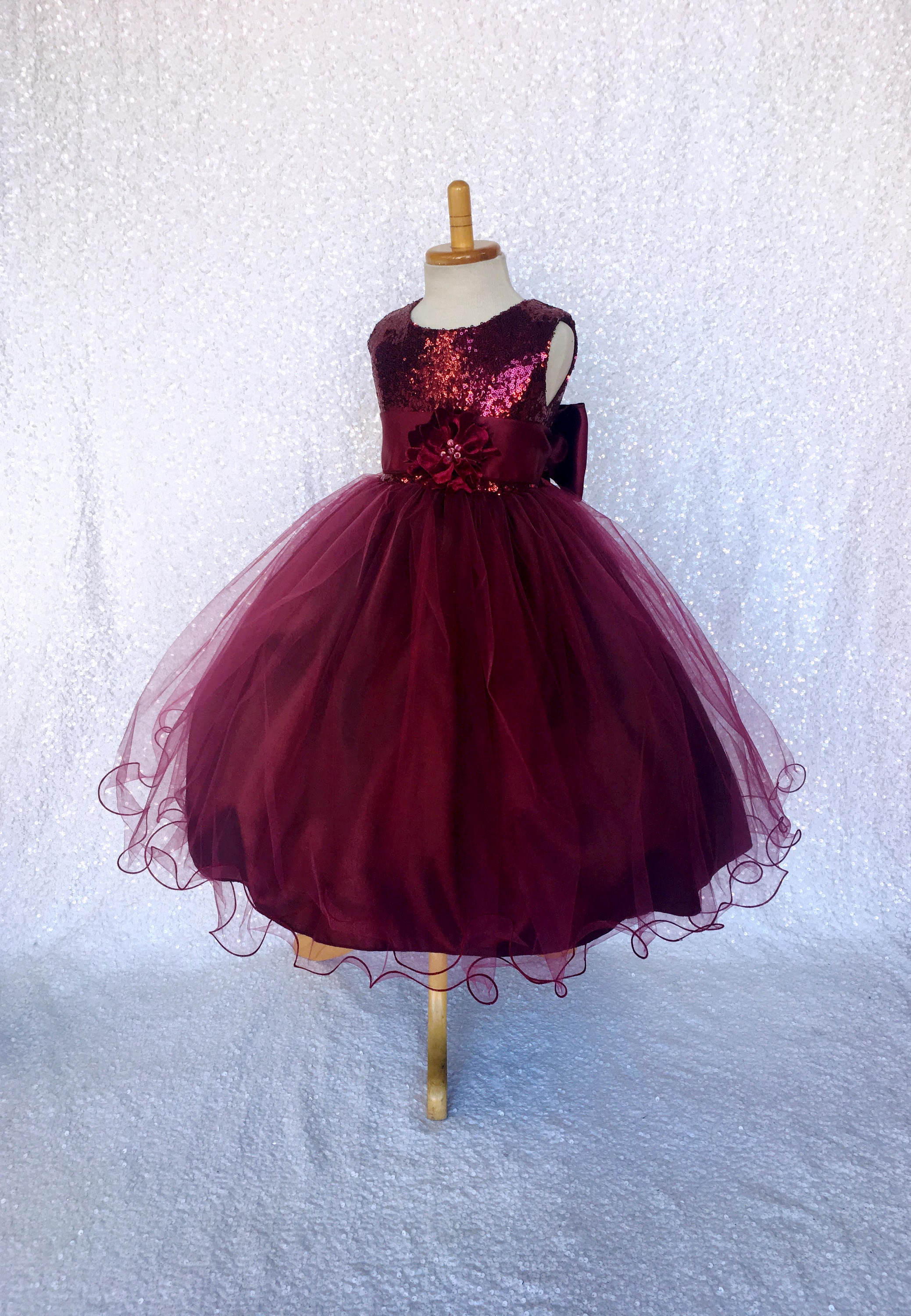 princess polly baby blue dress Baby Dress in Burgundy Floral – Tutto Piccolo® USA