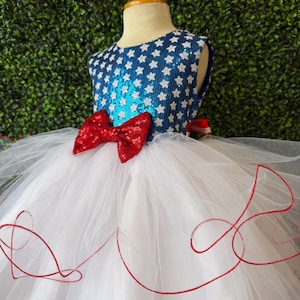 fancy dress red white and blue Patriotic, Pageant Dress, RWB Wear, OOC, Red White Blue, Flag, Star, Celebration, 4th July, Fancy, Boutique, Circle Skirt, Bow, Toddler Teen