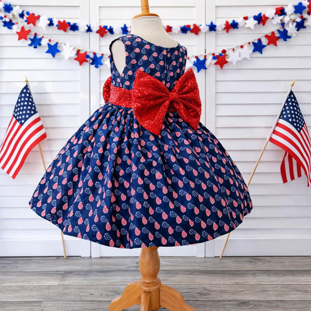 Sequin American Flag Dress - Etsy