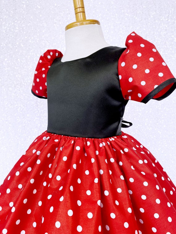 Polka Dot Birthday Party Dress: Red, Black & White Toddler Outfit
