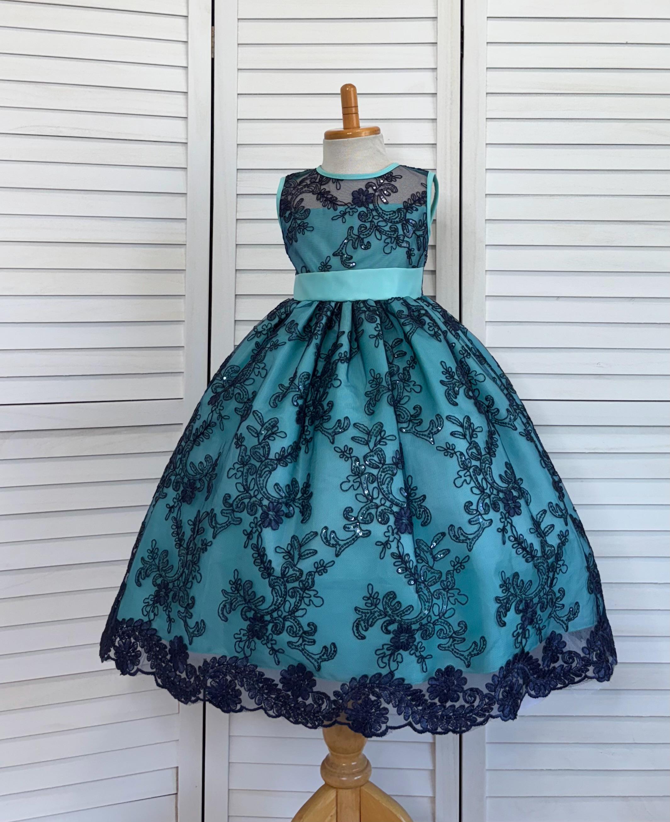 Aqua Blue Bridesmaid Dress - Etsy