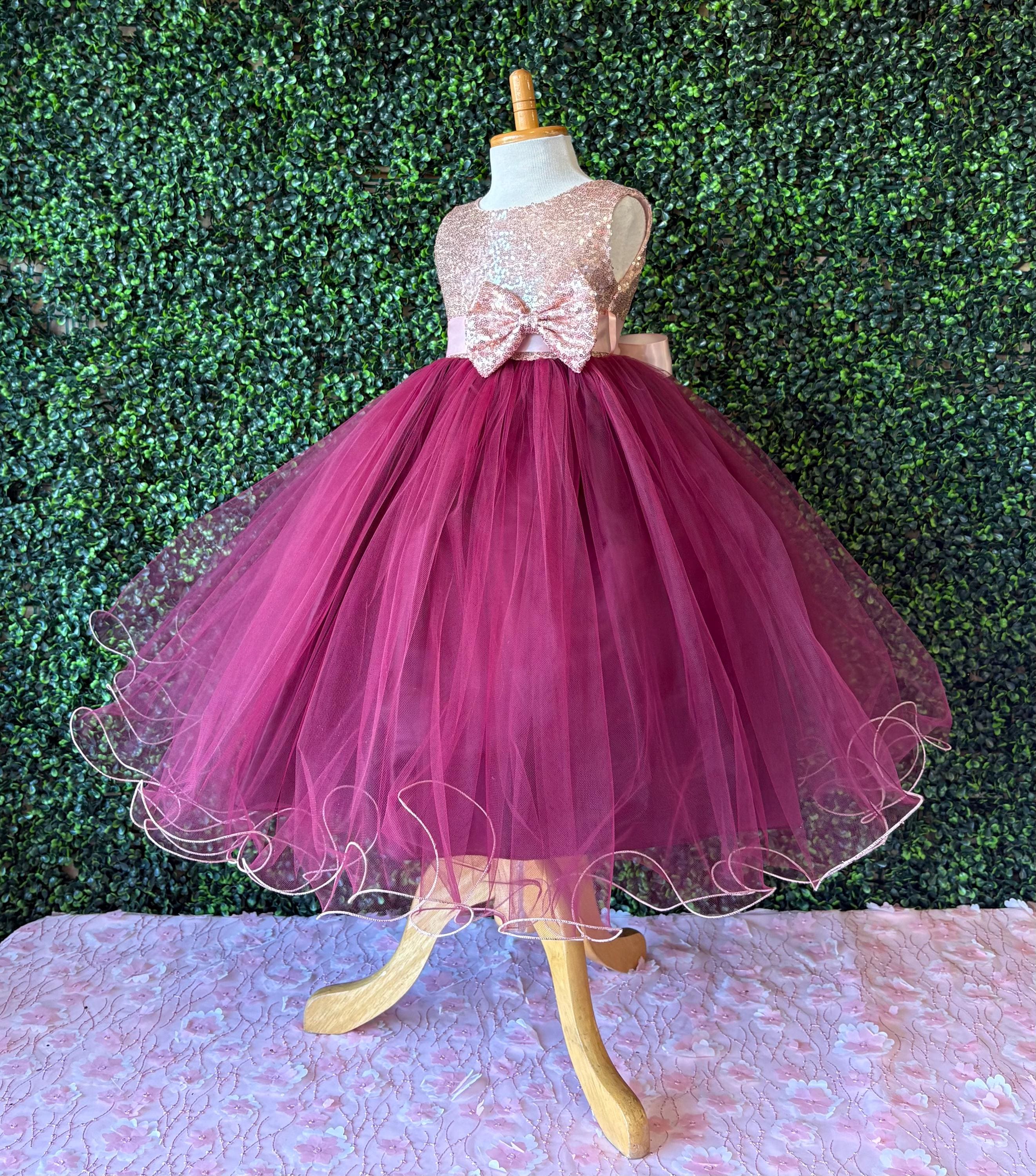 Rose Gold Burgundy Dress - Etsy Rose Gold Burgundy Dress - Etsy