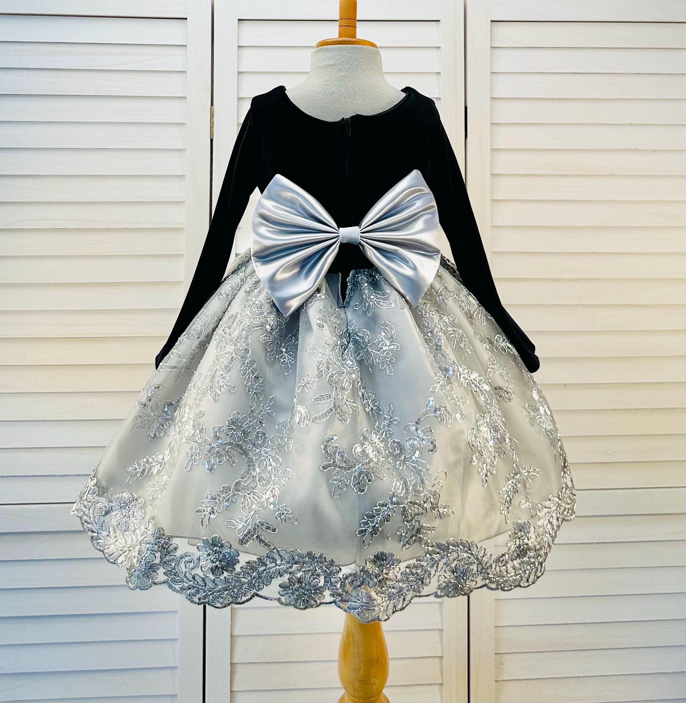 Black Velvet Baby Dress - Etsy