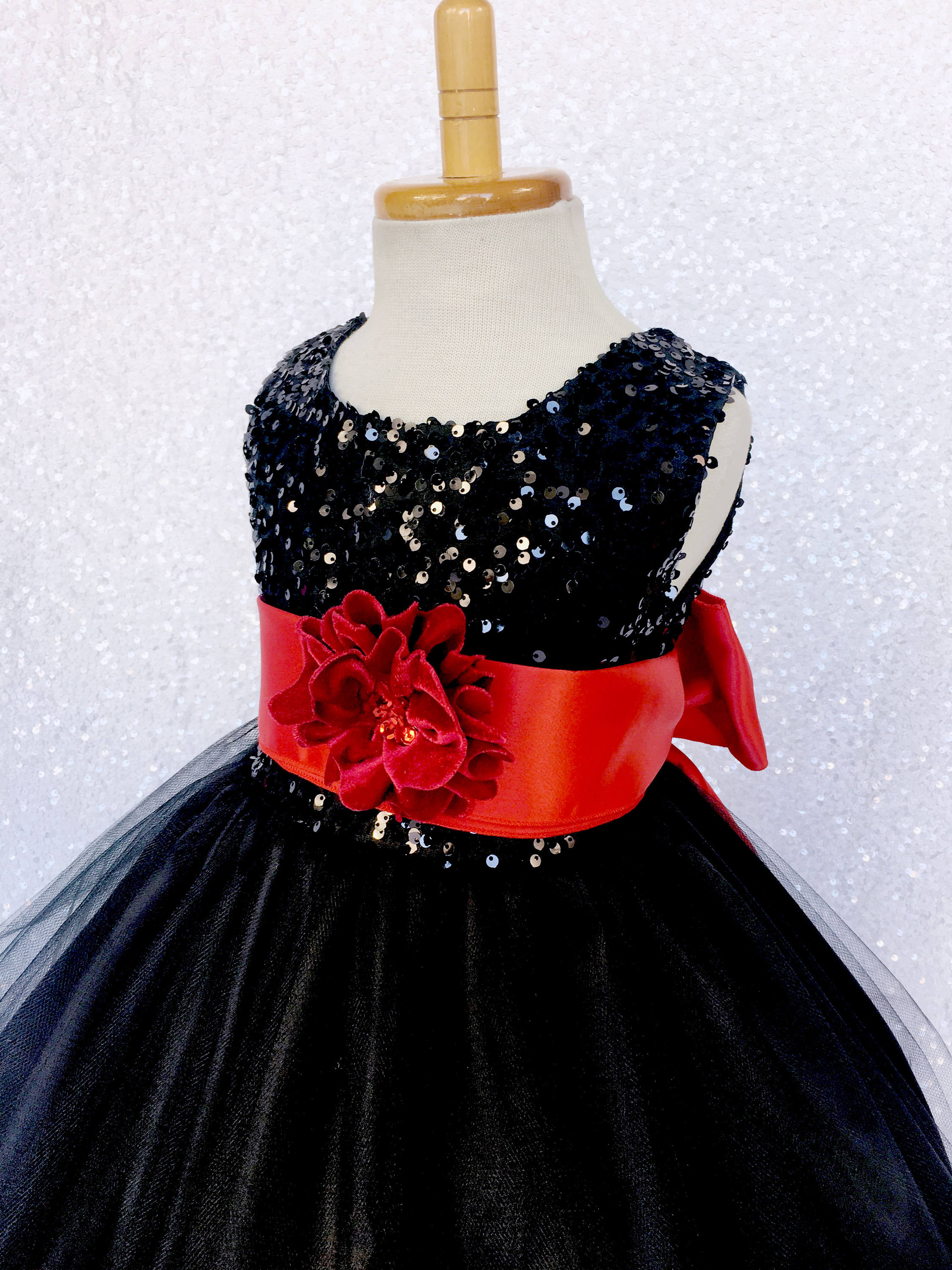 Girls Red and Black Dress Etsy Singapore