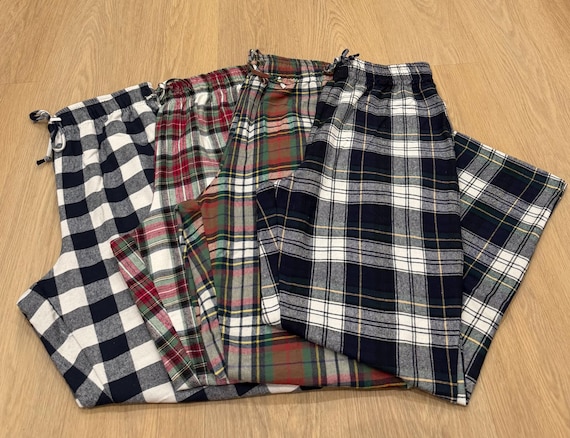 Pantalons De Pyjama Pour Femmes Pantalon De Détente En Coton Bas De Pyjama Vêtements De Nuit Lot De 2 S-TG