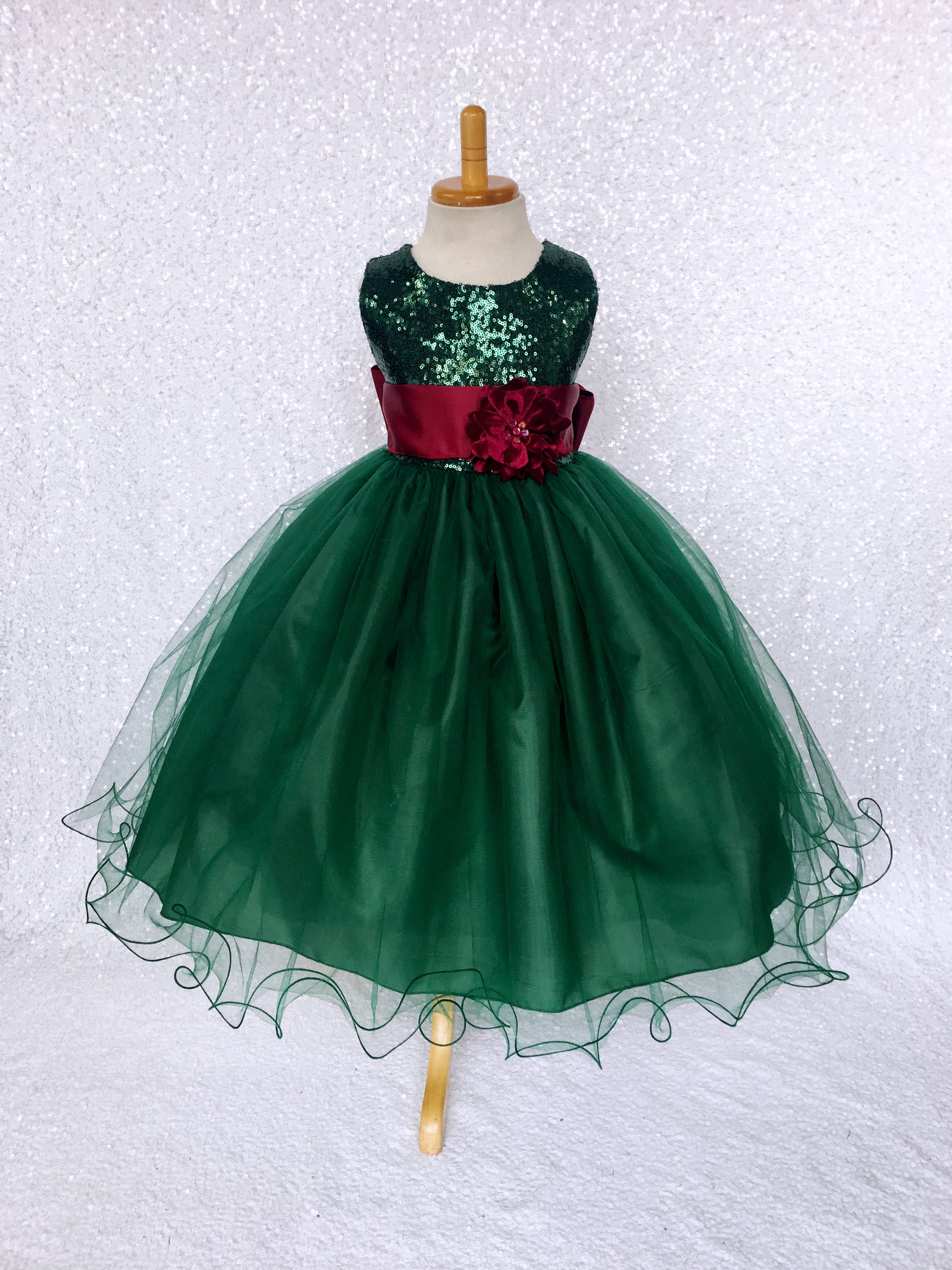 hunter green tulle dress MARGO Jewel Green main image 1
