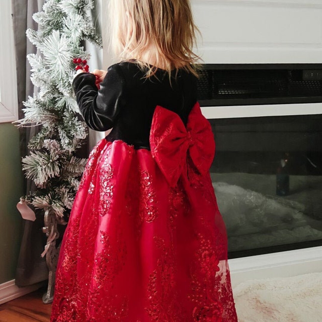open lace back dress Zapaka Women Dark Red Evening Dress A Line Sweetheart Velvet Long Gala Dress, Dark Red / US6 main image 1