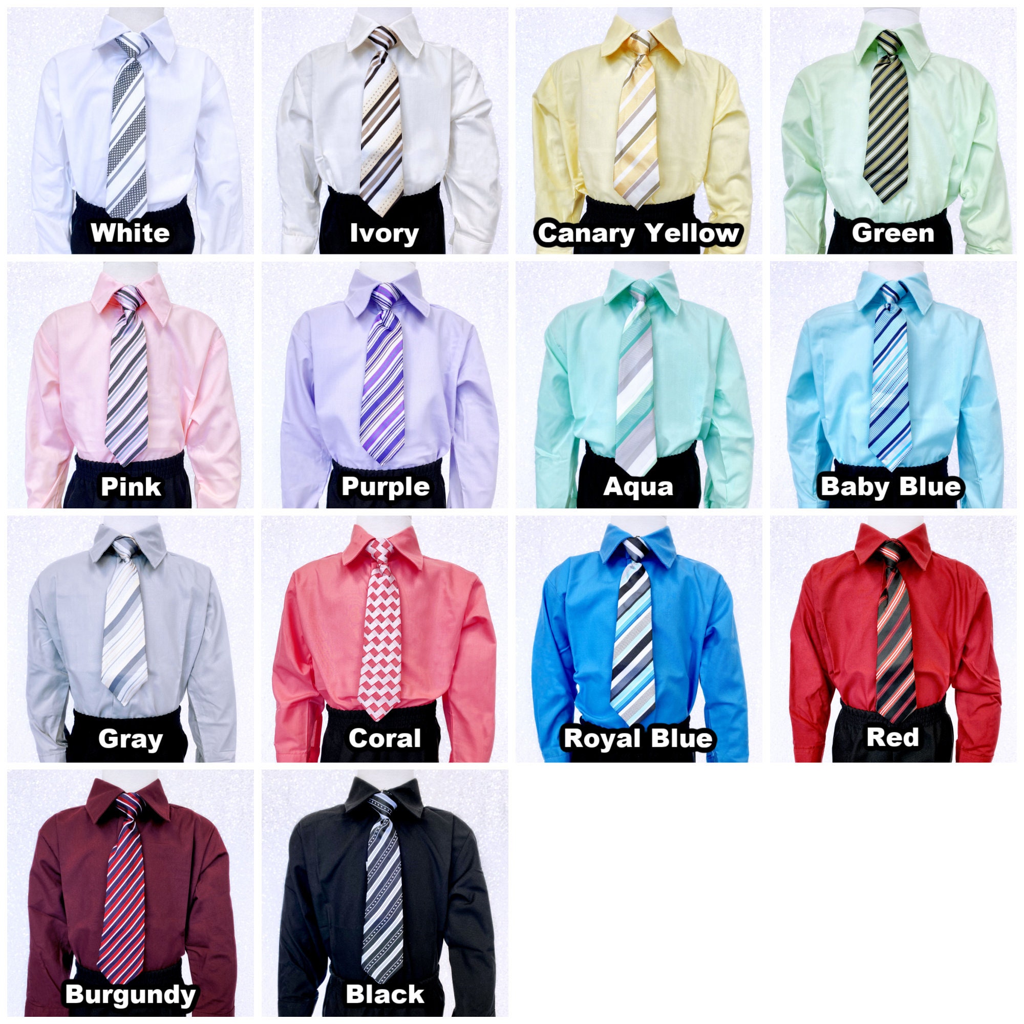Vestido formal camisa coral manga larga clip-on corbata - Etsy España Vestido formal camisa coral manga larga clip-on corbata - Etsy España
