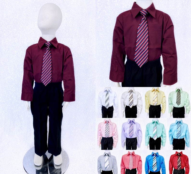 Classic Formal Burgundy Dress Shirt Button up Long Sleeve Etsy