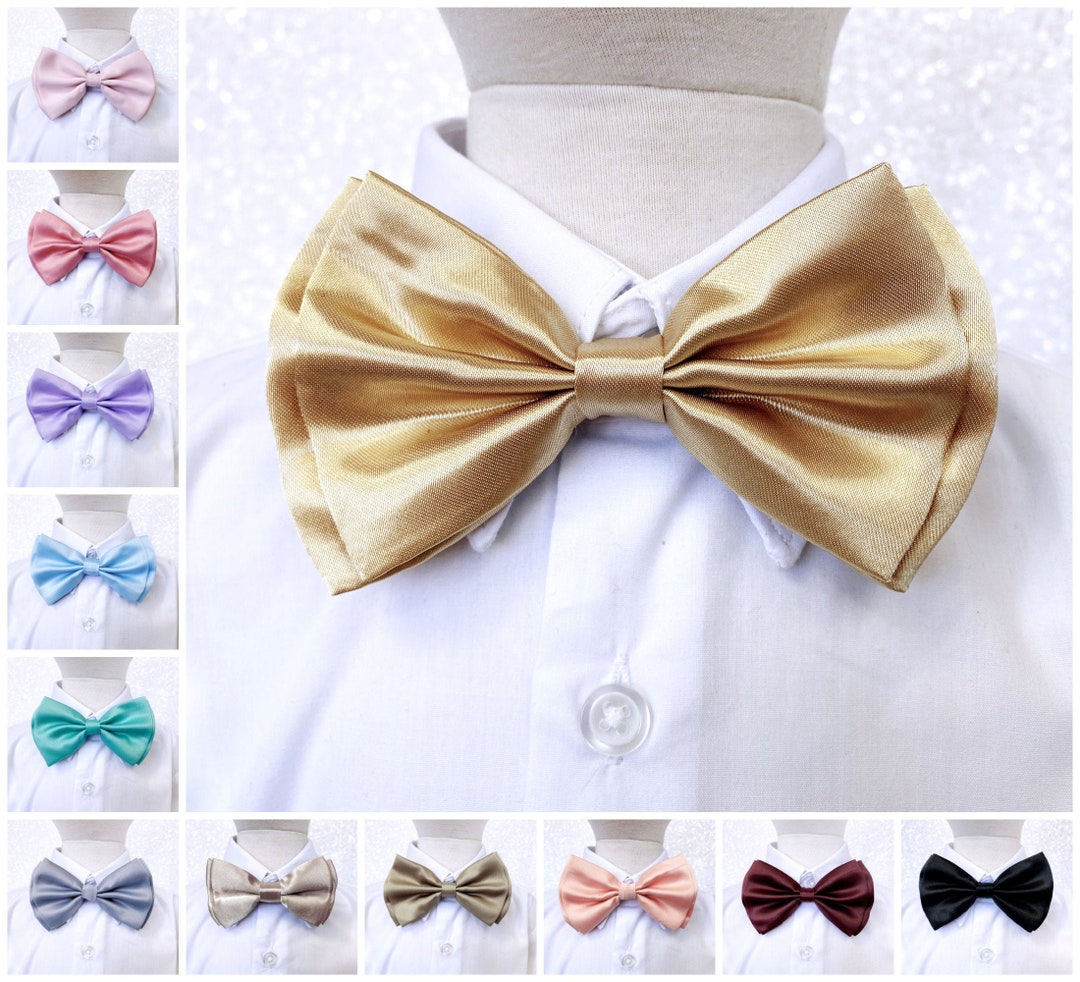 Multi-color Satin Bow Ties Adult Child Formal Attire Wear - Etsy