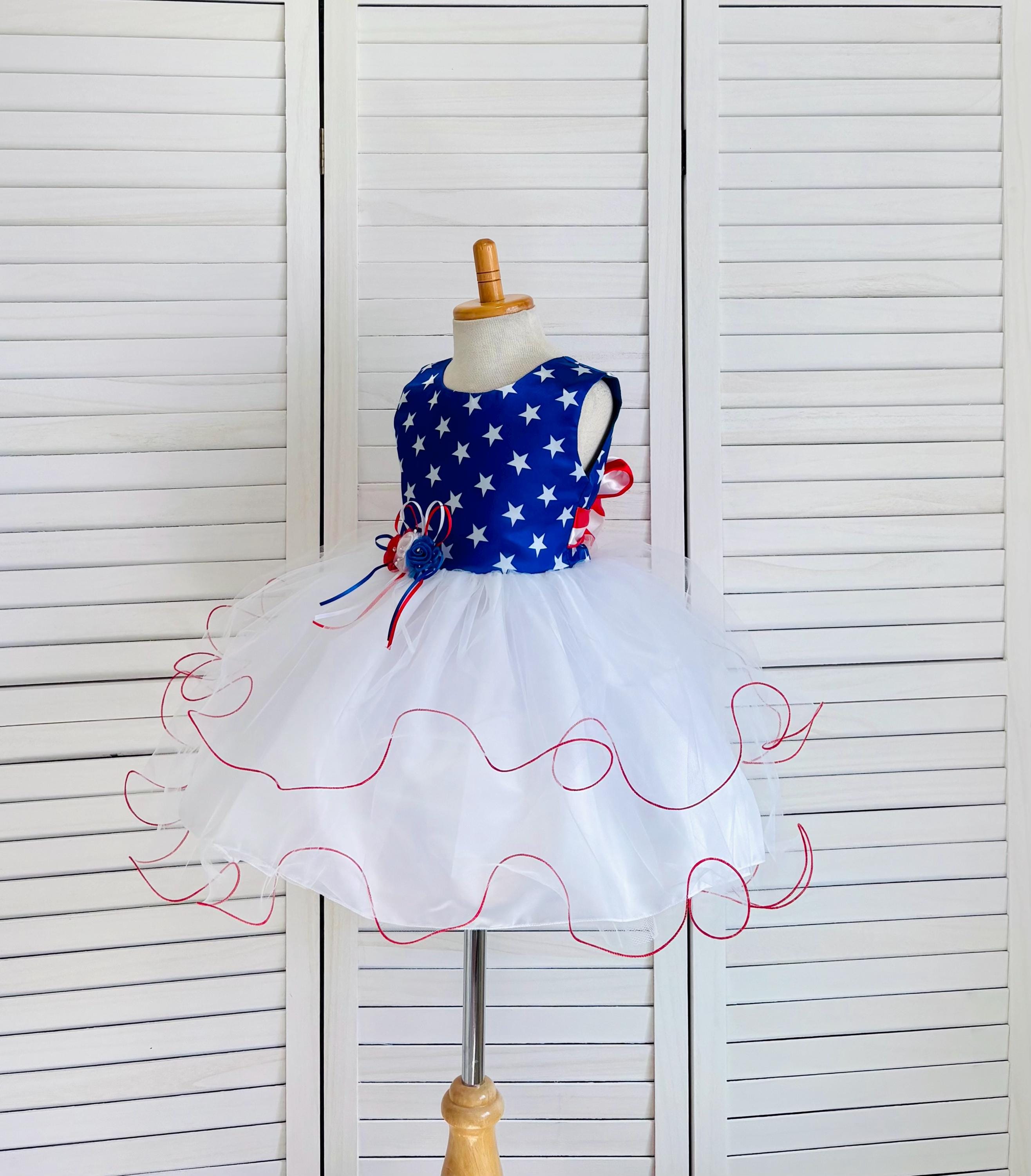 Patriotic Tulle Dress: 4th of July Star Bodice, Red White \u0026 Blue - Etsy  Norway, image size:2632x3000