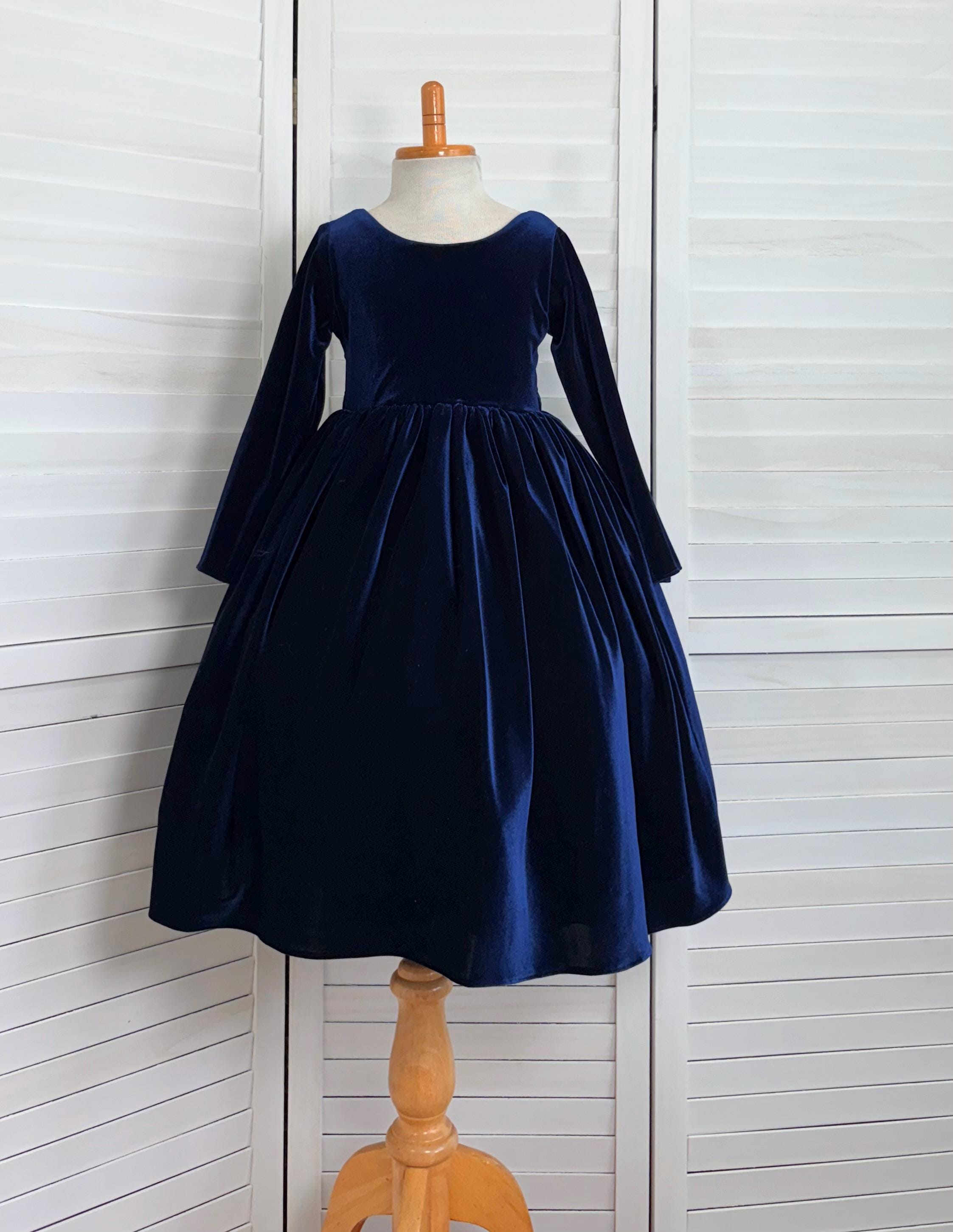 Infant Navy Blue Dress - Etsy