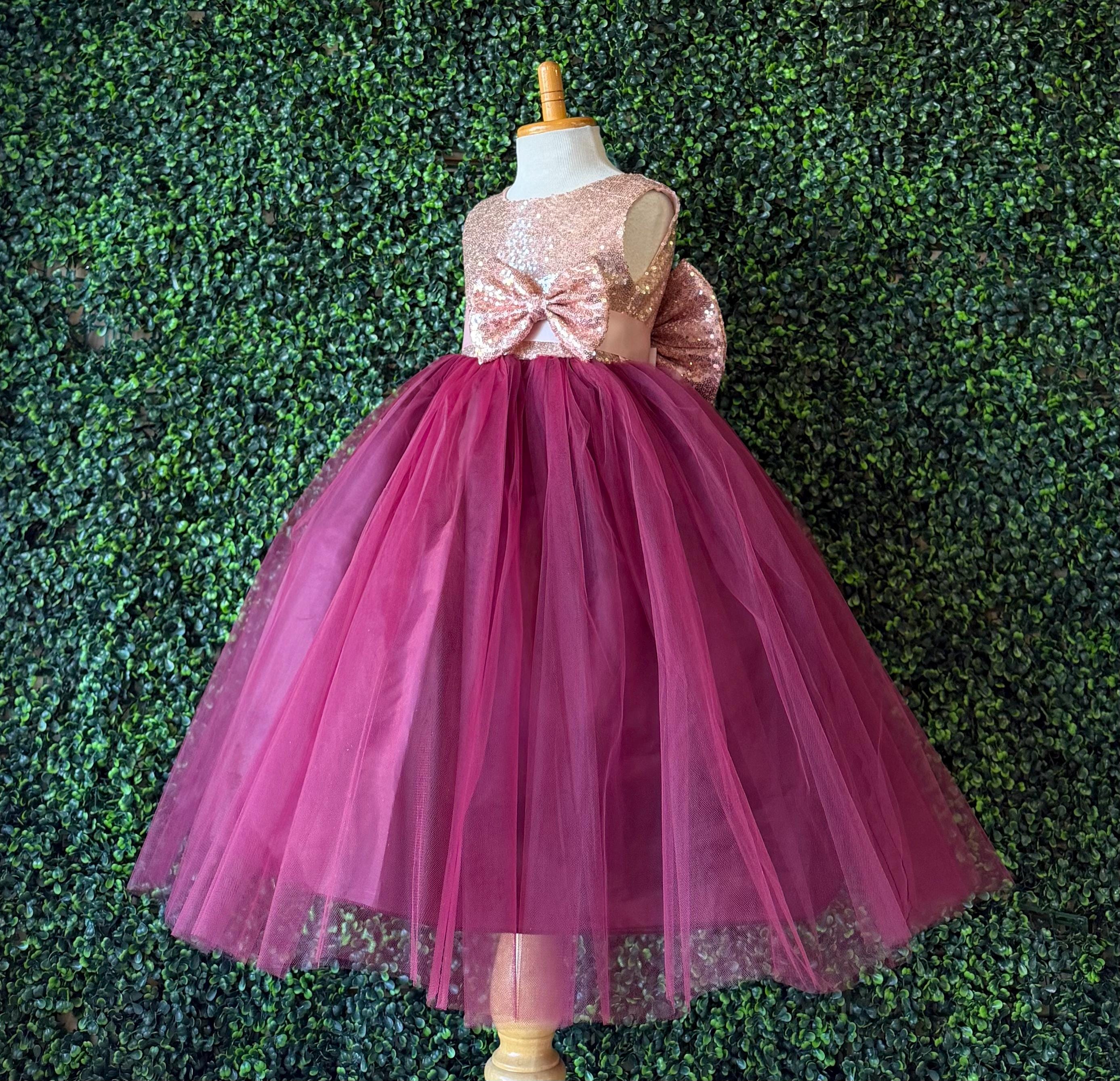 wynn sequin dress burgundy rose gold With Tulle Ankle Length Flower Girl Birthday KissProm Strapless Black Beaded The plunging V spring26_drop3 Color:Heather Gray