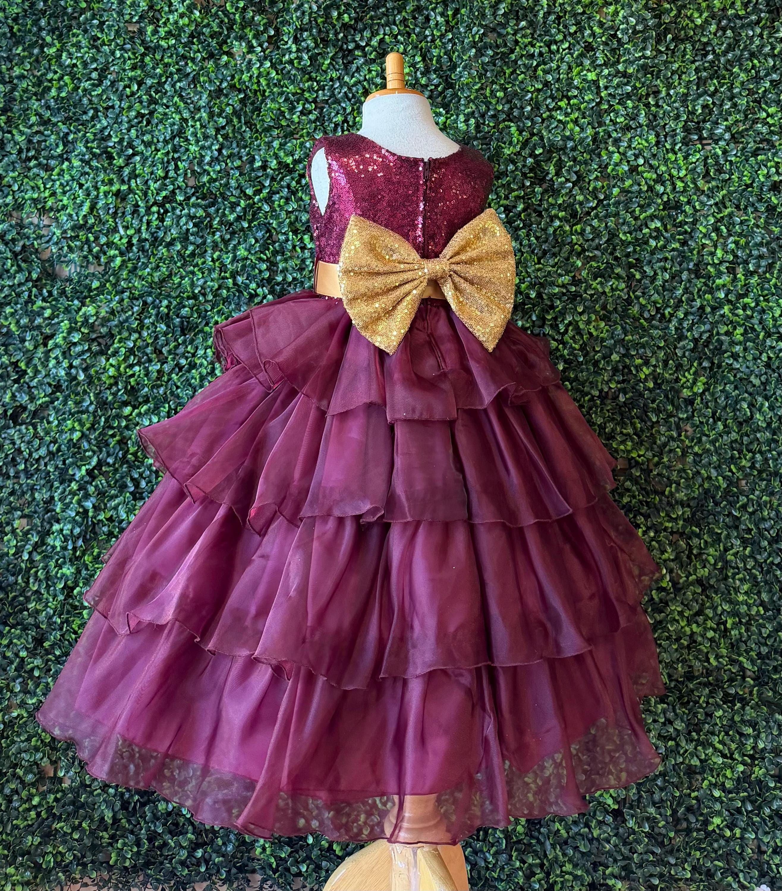Sequin Ruffles Dress - Etsy
