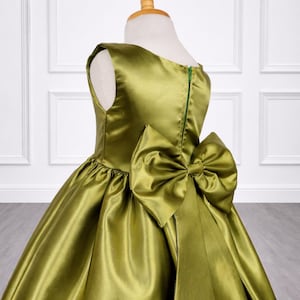 Toddler Olive Green Dress - Etsy
