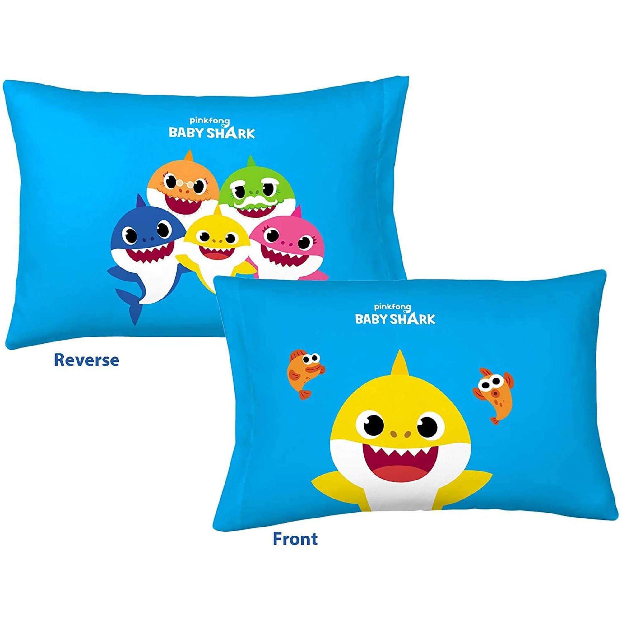 Baby Shark Reversible Pillowcase for Kids 20 X 30 Inch 1 Etsy