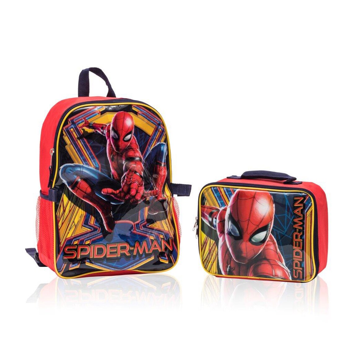 Spiderman Backpack with Detachable Lunch Box 2 Piece Set for Etsy