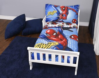 spiderman cot bedding