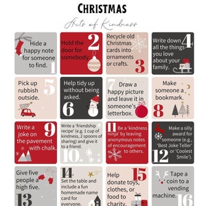 Kids Advent/Christmas Acts of Kindness