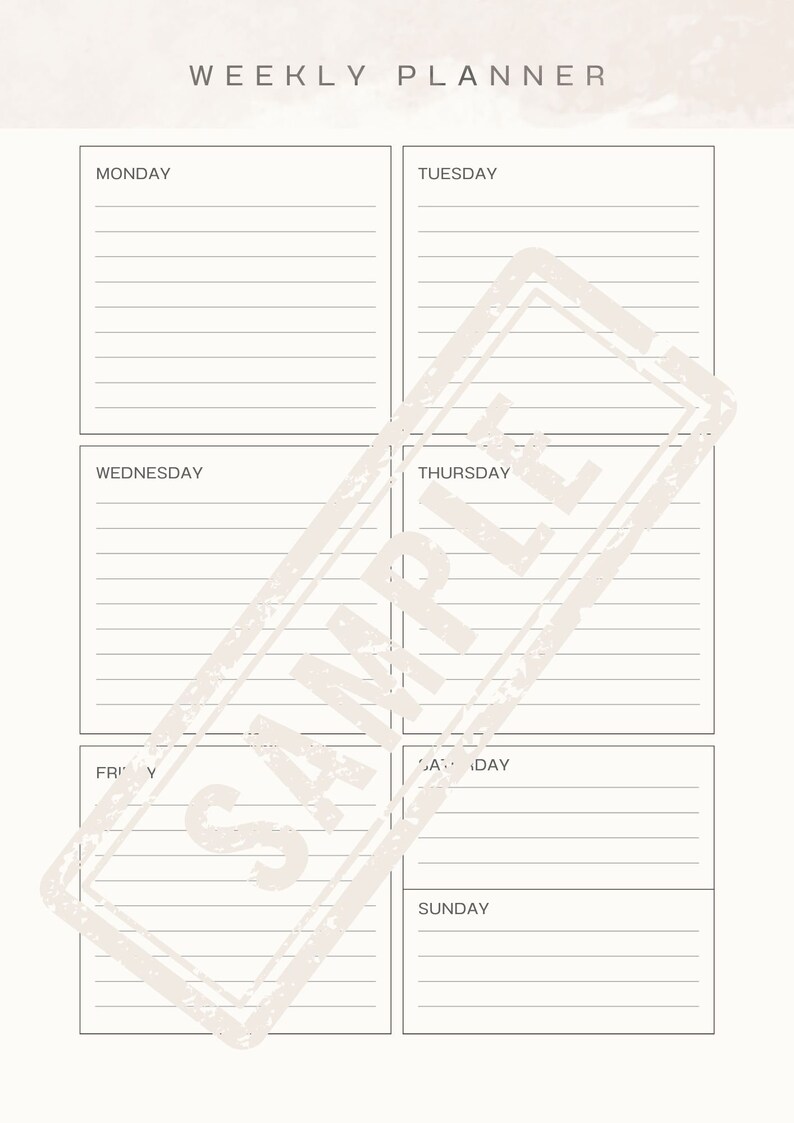 Printable 2024 Planner Bundle 2024 Diary 2024 Yearly Planner Weekly