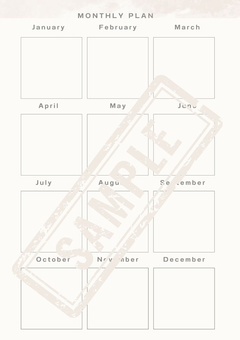 Printable 2025 Planner Bundle 2025 Diary 2025 Yearly Planner Weekly