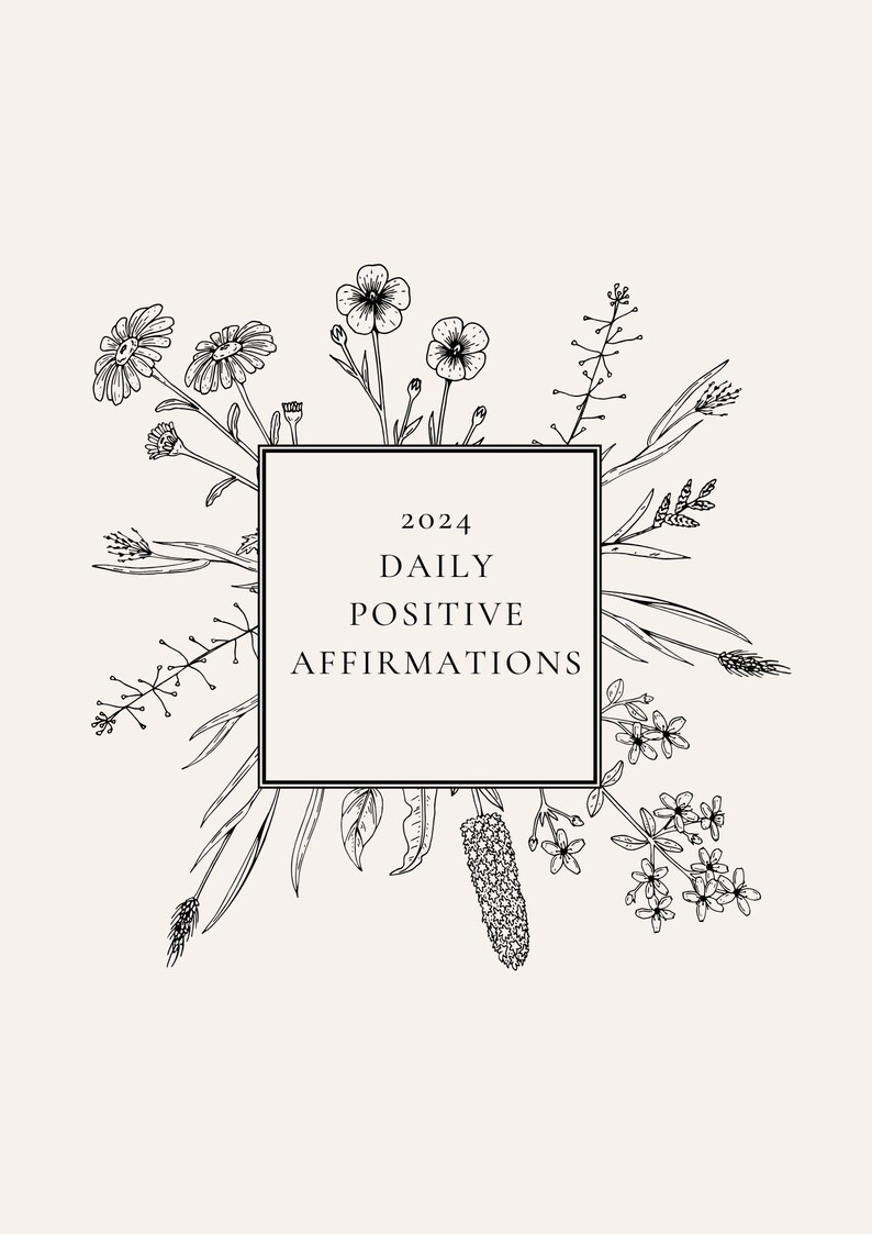 2024 Daily Positive and Powerful Affirmations/ Selflove Affirmations