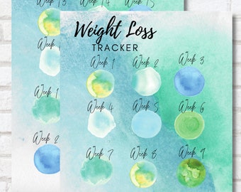 Wekelijkse gewichtsverlies tracker, wekelijkse gewichtsverlies tracker Instagram post, gewichtsverlies planner, digitale download, gewichtsverlies hoogtepunt cover