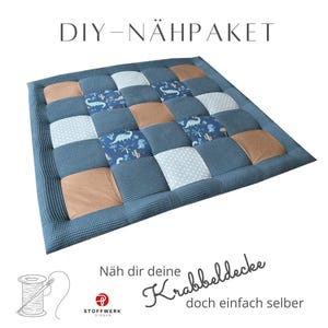 Nähpaket * Patchworkdecke * DIY * Waffelpiqué * Krabbeldecke * Patchwork Stoffe  *Babydecke *