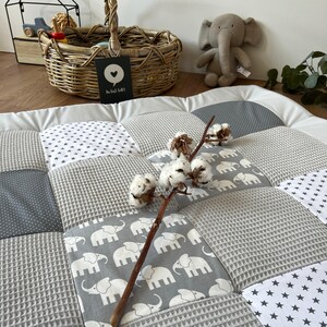 Nähpaket * Patchworkdecke * DIY * Waffelpiqué * Krabbeldecke * Patchwork Stoffe *Babydecke * image 2