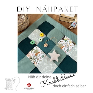 Sewing package * patchwork blanket * DIY * crawling blanket * patchwork fabrics * baby blanket *
