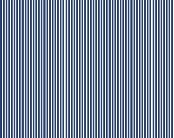 Baumwollstoff * Meterware * Stoffe Baumwolle   * Kinderstoffe * Webware * Weiß Navy blau Sterne Sternchen
