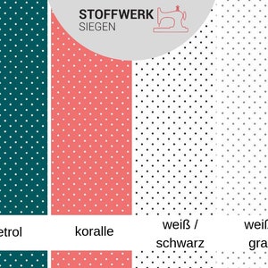 7,98EUR/m Baumwollstoffe Meterware Pünktchen viele Farben Bild 7