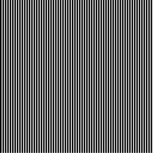 May include: A black and white striped pattern with alternating vertical stripes.