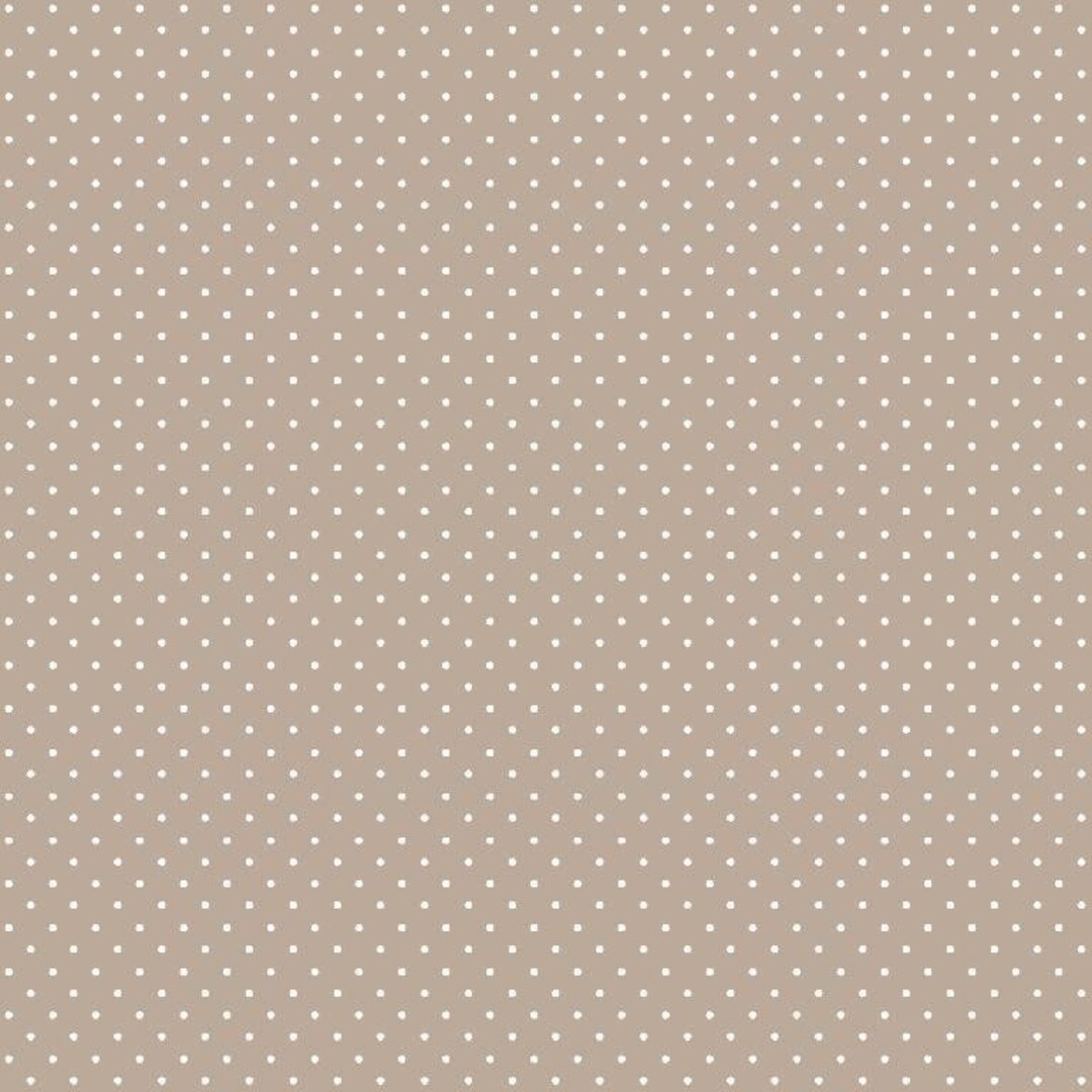 Baumwollstoff Meterware Stoffe Baumwolle Kinderstoffe Webware  Sand Pünktchen