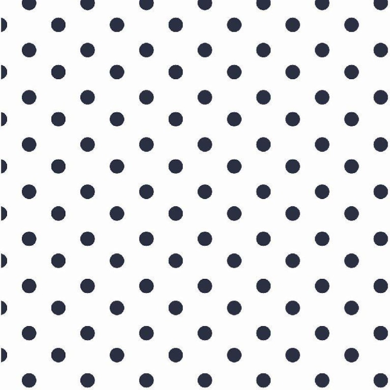 May include: A white background with a repeating pattern of dark blue circles.